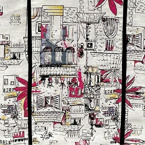 Bonafide Manifesto San Francisco Vintage 100% Linen Skirt Medium - Picture 3 of 5